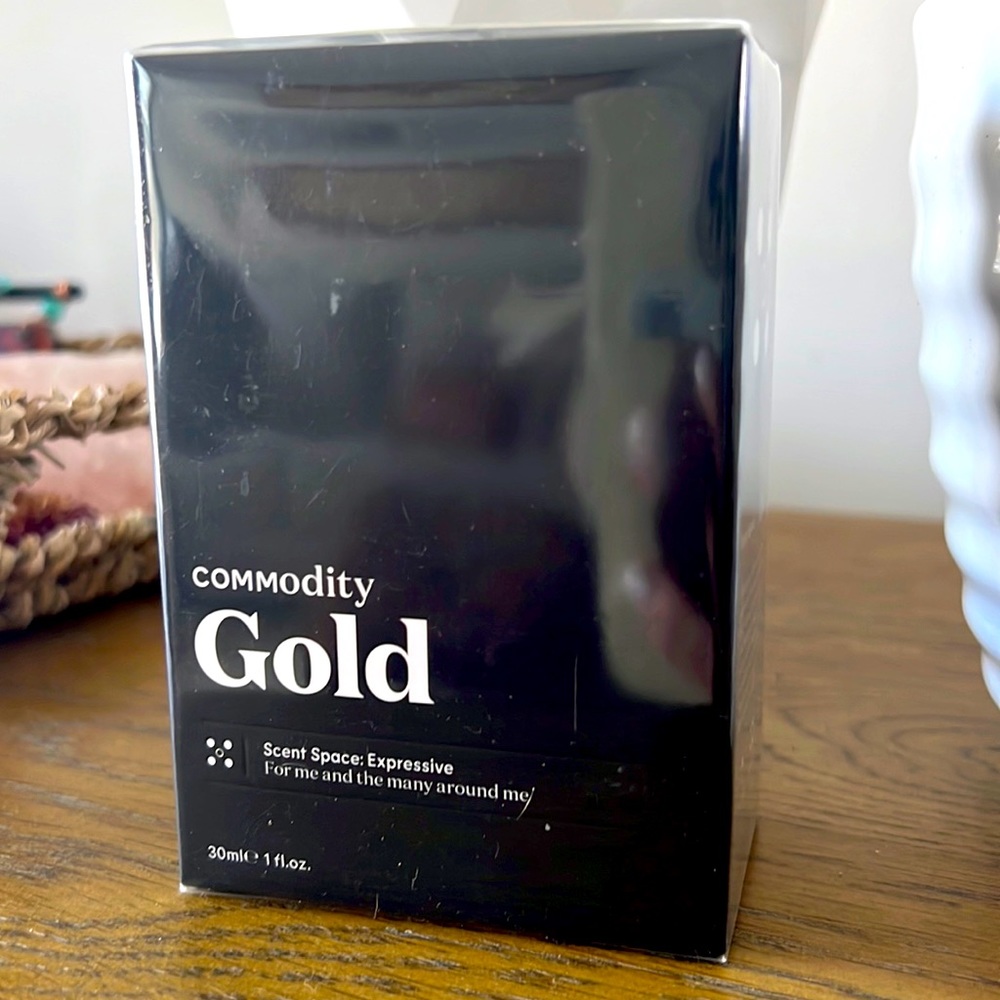 COMMODITY GOLD 30ml 1 fl.oz.—NEW, NEVER OPENED